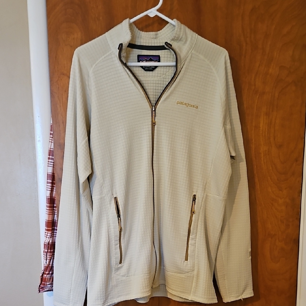 Patagonia Beige Full-Zip Jacket